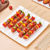 Suncojia bamboo skewers, barbecue skewers, gentleman skewers, mutton skewers, meat skewers, barbecue accessories 3.0 bamboo skewers, 100 pieces