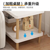 Boundary line side table side table coffee table sofa side cabinet storage rack thickened side table table double storage tea table simple bedside table