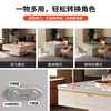 BORATON Lift Electric Mahjong Table Home Living Room Slate Coffee Table Fully Automatic Dining Table Coffee Table Mahjong Machine All-in-One Multi-Function Premium Gray Upgraded Mahjong Table Coffee Table Dining Table