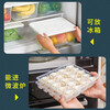 Jeko&Jeko dumpling box multi-layer dumpling box dumpling storage box quick-frozen dumpling box divided chaos refrigerator storage box crisper brown 4 layers 32*23*12.5cm