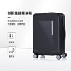 Samsonite suitcase 20-inch zipper frame box large capacity expandable travel bag QX2 black boarding case
