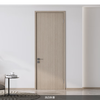 Mengtian Woodwork Water-lacquered wooden door Interior door Bedroom door Plain 4P61 Whitewashed Autumn Fragrance