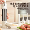 Double gun stainless steel sausage filling machine home-made starch sausage machine manual filling meat sausage sausage meatball artifact large size