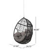 Christopher Knight Home Hammock/Swing Black + Gray