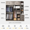 Zhilei wardrobe bedroom modern simple large capacity storage wardrobe rental house large wardrobe 1.6 meters main cabinet 2 doors