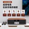 SANSUI T73 karaoke speaker home KTV audio full set of power amplifier all-in-one machine home karaoke artifact TV audio living room karaoke three-dimensional surround wireless Bluetooth speaker wood grain