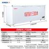 XINGX Freezer Commercial Large Capacity Freezer -40 Degree Cryogenic Single Temperature First Level Energy Efficiency Double Door Horizontal Refrigerator Ice Cream Cabinet Supermarket Convenience Store Store 618 Liters -40 Degree Cryogenic First Level Energy Efficiency BD/BC-618GD