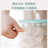 Baichunbao dumpling box, refrigerator quick-freezing box, food-grade frozen dumpling preservation box, storage of steamed buns and wontons, matcha green dumpling box, 5 layers, 5 lids, can hold 300 dumplings