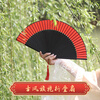 Feiyuejia ancient style Hanfu female cheongsam folding fan Chinese style dance fan performance classical folding costume good for taking pictures red fan red folding fan Su Chen