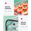 Sungsa drawer-type refrigerator storage box food-grade refrigerator large fresh-keeping box egg box vegetable storage box with drain tray 5.2L single-layer drawer (PET high transparency 1 piece)