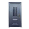 Qinkai door middle door anti-theft door outdoor ventilation door entry door breathable anti-theft door outer left red installation not included 1970*860 free expansion screws when placing an order