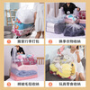 Nest excellent thickened moving bag quilt clothes toy storage bag white transparent handbag vest bag plastic bag
