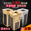 Hotel trash can lobby vertical stainless steel with ashtray commercial hotel corridor ktv elevator entrance fruit skin flower