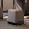 TAZA Square Stool Italian Tea Stool Light Luxury Guest Stool Home Rectangular Shoe Changing Stool Creative Small Square Stool Bedroom Consulting Designer Whole House Matching Customization 45cm Tea Stool