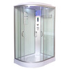 Wulang Machinery (including door installation) integrated shower room 3C tempered glass shower room integrated bathroom shower room shower room luxury model 90X120 left skirt with warm air