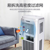 Gree (GREE) 1.5 HP single cooling mobile air conditioner living room bedroom rental kitchen small air conditioner vertical fixed frequency outdoor unit installation portable dehumidification all-in-one machine KY-35NL3a large 1.5 HP ice-sensing front air outlet strong cooling - SF Express