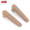 Bingyu anti-collision door handle protective cover silicone door handle child safety wall anti-collision cover L-shaped brown 2 pieces BH-615