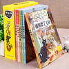 A complete set of 6 volumes of Detective Cat's crime-solving adventures: Who Kidnapped the Chef? Children's Detective Mystery Novel Storybook Colored Pictures Phonetic Version for 7-10-12 Years Old Logical Thinking Training Comic Books Classic Literary Works Children's Stories Children's New Year's Day Gifts