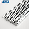 Guwanji stainless steel rod 304 solid steel rod smooth round solid round stainless steel round rod straight bar grinding rod zero-cut processing 304 material 3mmx1 meter (5 pieces)