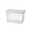 Su Shi 105L transparent white lid waterproof and moisture-proof transparent storage box (price unit) white lid transparent 105L white lid transparent