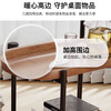 Zhuobo coffee table small table side table sofa side table coffee table dining cart storage rack BCJ02 special-shaped walnut color
