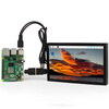 SCHHV 7-inch display VGA HDMI AV multi-interface LCD screen Raspberry Pi computer monitor monitoring extension screen 7-inch display without touch