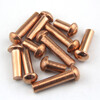 Test-GB867 copper semi-circle rivet semi-circle head red copper rivet round cap solid copper rivet M2M2.5M3M4M5 2*3 100 pieces