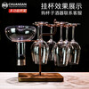 Sichuan San Red Wine Glass Rack Desktop Upside Down Red Wine Glass Rack 6 Large Red Wine Glass Rack Heightened, Widened and Stable Multifunctional Model (Does Not Included)