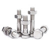 Jinchao 304 stainless steel half-thread external hexagonal bolt and nut set complete extended screw rod M6M8M10-M24 M14*160 (1 set)