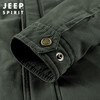 JEEP SPIRIT Jeep cotton jacket men's velvet thickened warm jacket men's autumn and winter high-end workwear cotton coat men's cotton jacket top