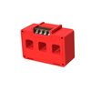 Three-phase integrated low-voltage current transformer small AC combined 100/5A high-precision complete set of three-phase 100/5 CT5-100 hole 17*20mm