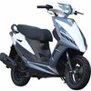 Jiefan (JF) battle speed scooter motorcycle scooter moped street car 125cc fuel mobility scooter matte black standard model