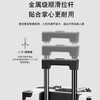 Huatong suitcase, aluminum frame trolley case, strong and pressure-resistant, can sit on the password box, student large-capacity aluminum alloy hard-shell suitcase, noble black, thickened PC-scratch and wear-resistant, 26 inches, student accommodation