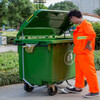 660 liters trash can outdoor sanitation garbage cart trolley extra large garbage transfer box 1200L1100L400 thickened 660 liters trash can green thickened 660 liters trash can green