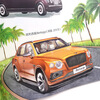 3-6 years old Car Illustration 61 kinds of world-famous cars that fascinate children
