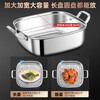 Fortunately, Japanese brand stainless steel steamer household square steamer three-layer large-capacity steamer gas stove induction cooker universal 4-6 people 316L square steamer 3 layers 30cm