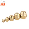 Baodefeng copper cap nut cap nut copper screw cap cap nut decorative cap national standard standard parts M6 5 pieces