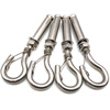 Wenzhi m8 stainless steel expansion screw bolt hook screw 304 hook manhole cover mesh manhole mesh with hook M8-with spring expansion hook (price of 2)