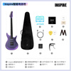Enya electric guitar double rocking single single and double smart electric guitar Inspire Hua Chenyu same style extremely purple