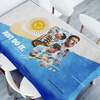 Lotto 2024 European Cup football tablecloth Argentina Messi football Champions League tablecloth theme bar theme restaurant cotton and linen Manchester United 180*135cm