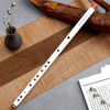 Shuhuai musical instrument (shuhuai) Shuhuai exquisite beginner's one-piece transverse flute bitter bamboo flute with teaching, zero-based entry-level musical instrument for adults and children, segmented version in F key (white)
