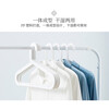 Ou Runzhe Seamless Anti-slip Clothes Hangers 10pcs Wet and Dry Wardrobe Storage Organizer Special Clothes Drying Rack White