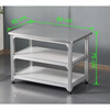 Tianzhen丨Stainless steel workbench console instrument 80*60cm three layers