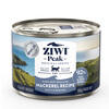 Ziyi Peak (ZIWI) Cat Staple Food Canned 185g Mackerel Flavor Staple Food Wet Food for Adult Cats and Kittens Universal Imported from New Zealand