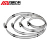 Security LeCroy Monitoring crossbar bracket cement column telephone pole waterproof box stainless steel hoop strip steel ring tie thickened clamp throat hoop diameter 20cm