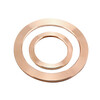 CF ultra-vacuum oxygen-free copper sealing ring CF flange copper gasket sealing ring CF oxygen-free copper sealing ring CF copper gasket metal sealing ring ZEIROU CF25
