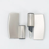 Bingyu stainless steel partition hinge, public toilet self-closing door removable hinge, all stainless steel on the left, 2 pieces BH-587