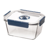 LOCK&LOCK vacuum glass crisper TOPCLASS heat-resistant lunch box sealed 1.5L lunch box LBG449VAC