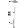 Hansgrohe all-copper brushed gold wall-mounted shower shower concealed pre-embedded wall outlet embedded constant temperature shower set brushed gold * rain shower water outlet top spray