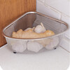All-purpose stainless steel sink filter triangle drain net drain rack leftover artifact kitchen storage rack storage rag rack